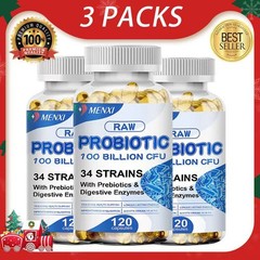 360 Capsules Probiotics Digestive Enzymes 100 Billion CFU Potency Immune Health