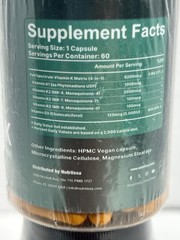 2X Nutriissa Vitamin K 4-in-1 6200mcg K1 K2 MK4 MK7 MK9 60 Caps EXP 1/2028