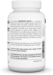 Source Naturals Magnesium Malate 3750mg 100 Capsules Energy Muscle Support
