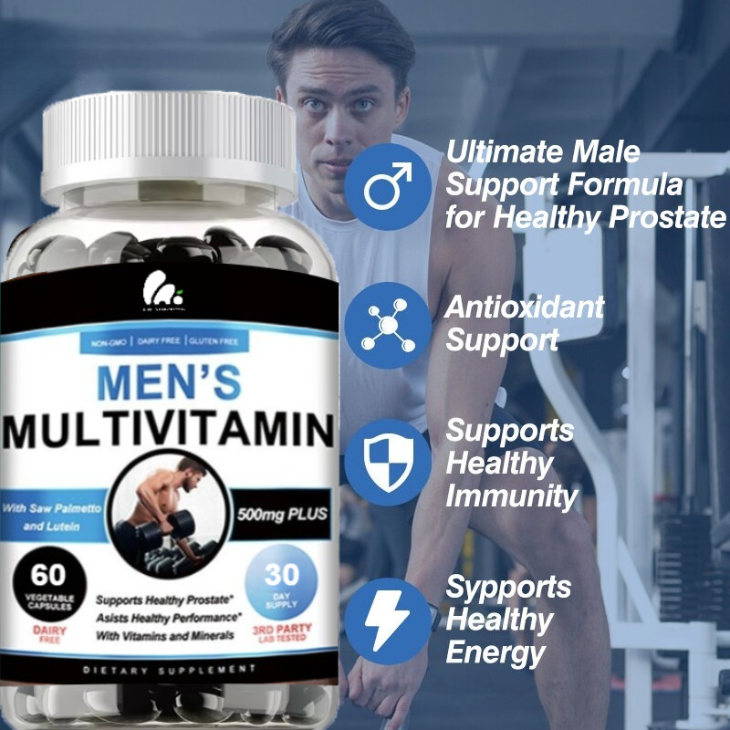 Men’s Multivitamin – MultiMineral – Men Prostate Health, Muscle, Energy Support