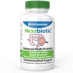 DrFormulas Nexabiotic 23 Multi Probiotic for Women 30 Count (Pack of 1), Red