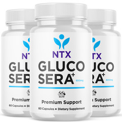 (3 Pack) Gluco Sera + Advanced Support Blood Supplement GlucoSera+ 180 Capsules