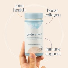 Cielo Golden Hour Antioxidant Supplement for Healthy Inflammatory Response 45 Ct