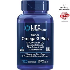 Comprehensive Omega-3 Formula: 120 Softgels with EPA/DHA, Lignans & Krill Oil