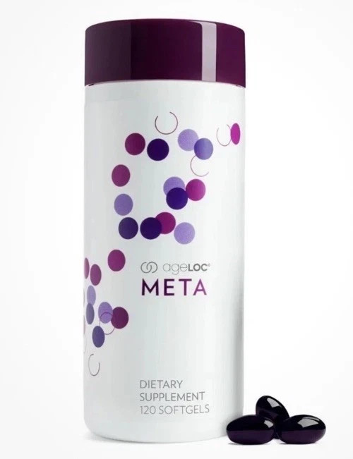 Nuskin ageLOC Meta Dietary Supplement Softgels – 120 Count (01001929)
