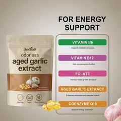 Quality Aged Garlic Extract 30 Softgels – Odorless – Heart Immune Health