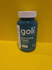 Goli Nutrition Matcha Mind 60 Gummies Expires 12/27 Cognizin 250mg
