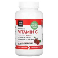 Vibrant Health Plant-Based Vitamin C 60 caps