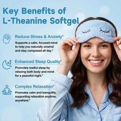 SIGNILIFE L-Theanine 400mg Magnesium 150 Softgels