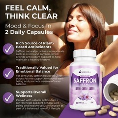Korella Saffron Extract [88.5Mg] suitable for Stress, Mood & Focus – Organic
