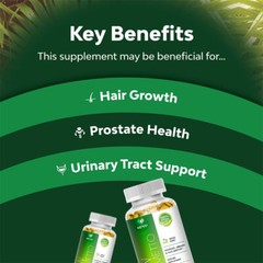 1-4×120pc Saw Palmetto 1000mg-Premium Prostate Health Support Supplement for Men