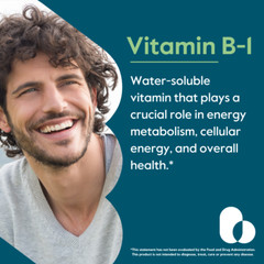 Vitamin B-1 (Thiamine) 100mg (240 Vegetarian Capsules) – Vegan-Gluten Free