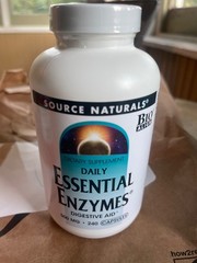 New: Source Naturals Daily Essential Enzymes 500mg – 240 Vegetarian Capsules