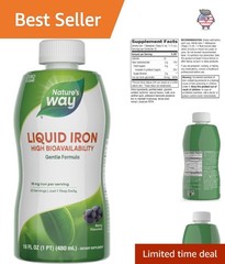Berry Flavored Liquid Iron 18mg – Gentle & Effective, Gluten-Free Solution