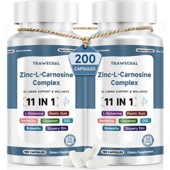 Zinc L Carnosine Complex 85mg, 11-in-1 Digestive & Gut Health Support, with S…