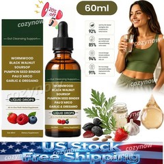 LUMVELLE Wild Harvested Wormwood Herbal Liquid Botanical Supplement Drops 60ML