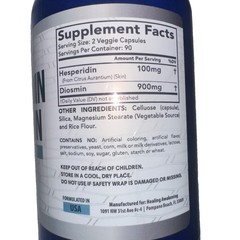 Healing Awakening Hesperidin & Diosmin 1000mg – 180 Capsules Expires 02/27