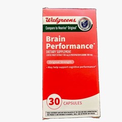 WALGREENS BRAIN PERFORMANCE DIETARY SUPPLEMENTS, EXP 09/27+ NewSealed Bottle