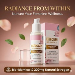 Women Menopause Support Cream Black Cohosh Red Clover Herbal Balance 100ml