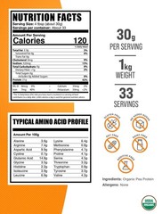BulkSupplements Pea Protein Powder 1kg – 30g Per Serving
