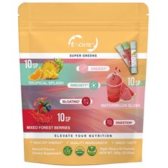 Super Greens Powder Reduce Bloat Digestive Health for Women 3 flavors-30 packets