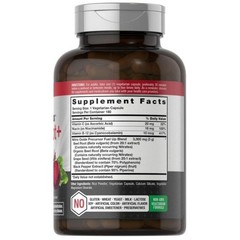Horbäach Beet Root Nitric Oxide – 180 Caps, Vegetarian, Non-GMO, Gluten Free