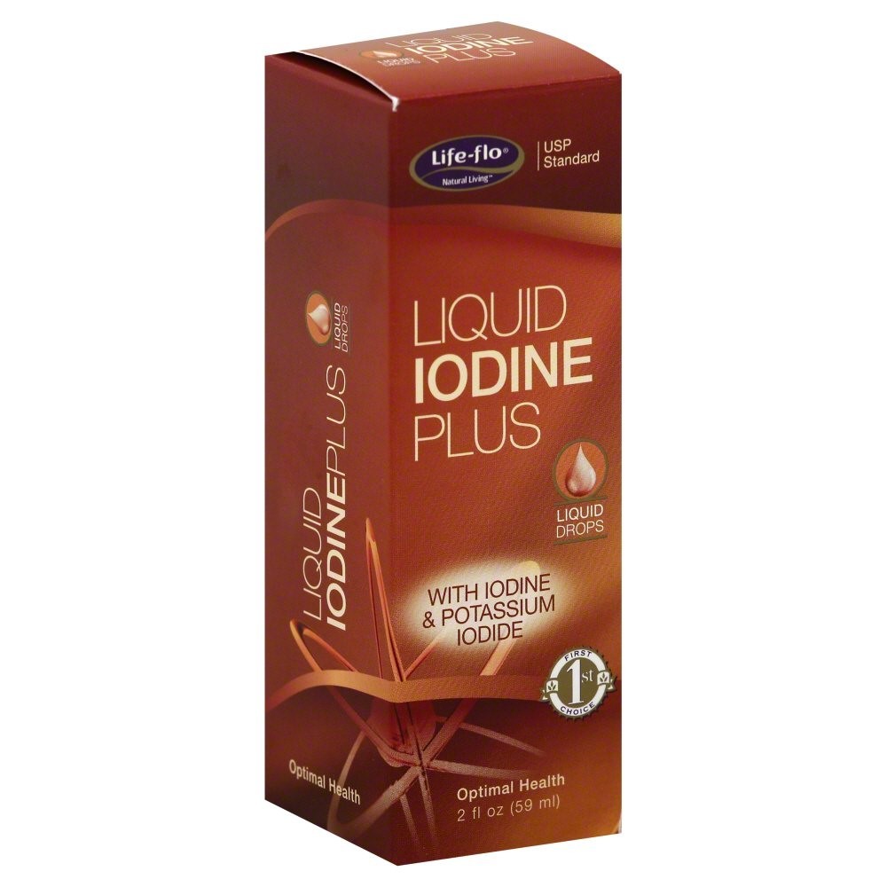 Life-Flo Liquid Iodine Plus Vitamin | 2 Fl Oz Liquid
