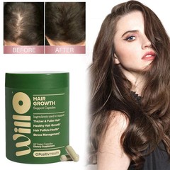 2PCS O Positiv Willo Hair Care Support Growth For Women Hair Health 120 Capsules