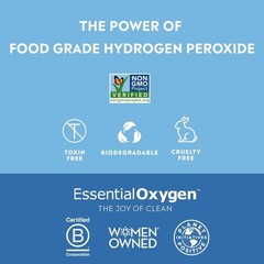 Natural 3% Hydrogen Peroxide – Safe & Effective Household Cleaner, 16 Oz Bottle