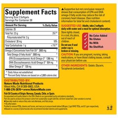 Nature Made Extra Strength Omega 3 Fish Oil Supplements, 60 Count (Pack of 1)
