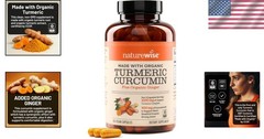 180 Count Curcumin Turmeric Capsules – High Absorption Joint & Immune Support