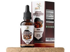 Chaga Mushroom Extract Organic Non GMO Tincture Liquid Herbal Drops 2 Fl Oz