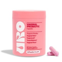 URO Women’s Probiotics – 60 Count (Pack of 1) – Prebiotic and Probiotic Capsules