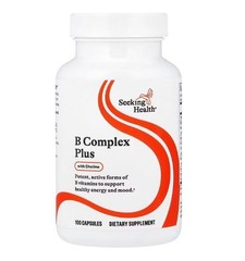 Seeking Health, B Complex Plus With Choline, 100 Capsules