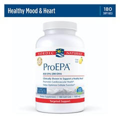 Nordic Naturals ProEPA Lemon – Cardiovascular, Immune and Mood Health, 180 Ct.