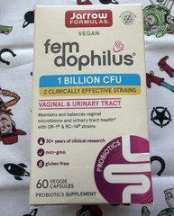 Jarrow Formulas, Vegan Fem Dophilus, 1 Billion CFU , 60 Veggie Capsules 07/2027