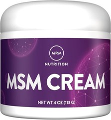 MRM MSM Cream 4oz Joint Health Scars Hair Skin Nails Vitamin A D Nutritional …