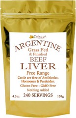 Argentine Grass-Fed Beef Liver Powder – Undefatted Superfood (4.2 oz, 240 Ser…