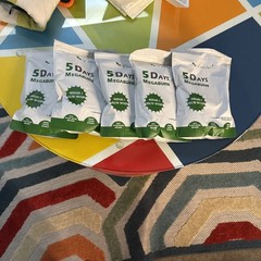 LOT OF 5 BAGS ! Vosluler FIVE DAYS MEGABURN Healthy Physique FIVE ONE LB BAGS!