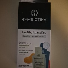 Cymbiotika Healthy Aging Duo NIB 15 ML Cognitive Memory Support Liquid Packets