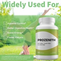 Fat Zinc Capsules Prozenith Soy Free | Dairy Free Gluten Free Enhance Immune S T