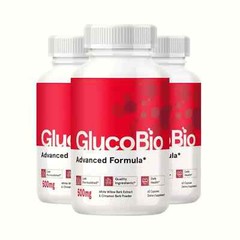 3-Pack Gluco Bio Capsules, GlucoBio Blood Health Dietary Supplement 180 Capsules