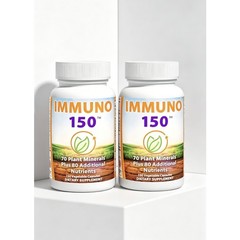 2 Pack Immuno 150 Caps Multivitamin Mineral Immune Defense Supplement