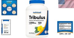 240 Count Tribulus Terrestris 1500mg Capsules – 45% Saponins for Performance