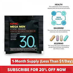 3 Pack GNC Mega Men Vitapak Program 30+Multivitamin Stress Support for Men