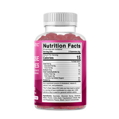 (3 pack) Vitamatic Glucose Chweble Gummies – 60 Count – Natural Raspberry Flavor