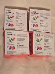 4 pack UpSpring MilkFlow Drink Mix Breastfeeding Supplement Electrolytes