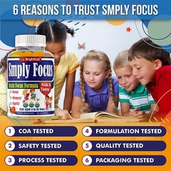 Memory Gummies for Brain Support for Memory, Focus, Concentration, Learning