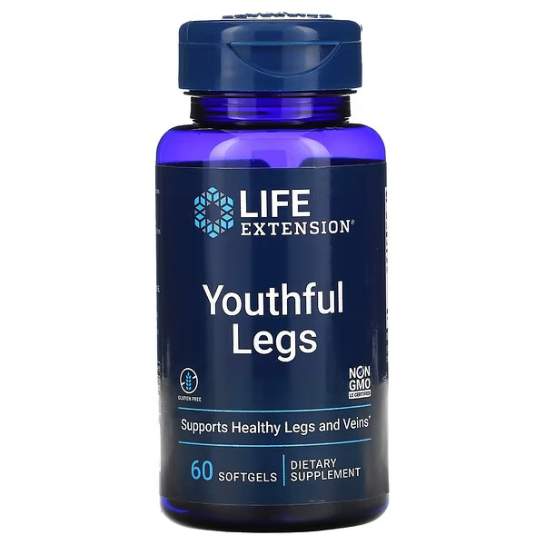 Life Extension Youthful Legs for Women, 60 softgels
