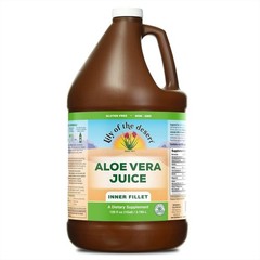 Lily of the Desert Aloe Vera Juice Organic Inner Fillet 128oz Gut Health